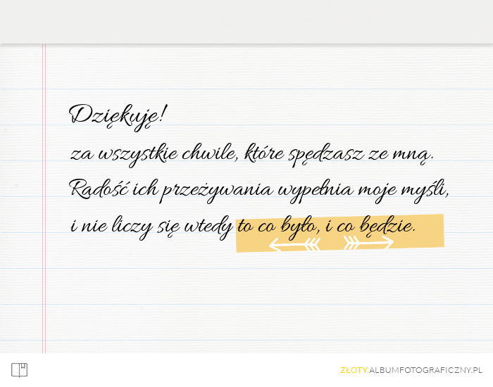 Dzięki Tobie żyję chwilą
